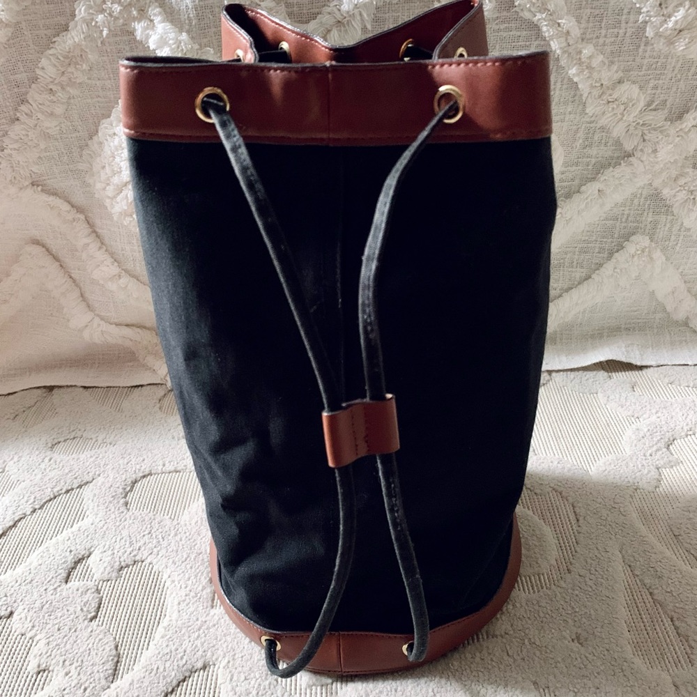 Henri Bendel Canvas Drawstring Backpack - image 4